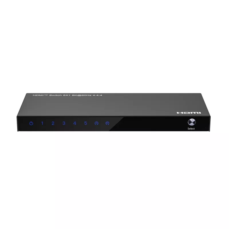 HDMI prepínač MicroConnect MC-HDMISWITCH0501-8K 8K rozlíšenie