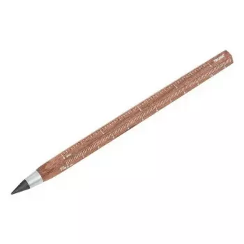 Mechanická mikrotužka TROIKA CONSTRUCTION ENDLESS WALNUT HB hnedá kov drevo