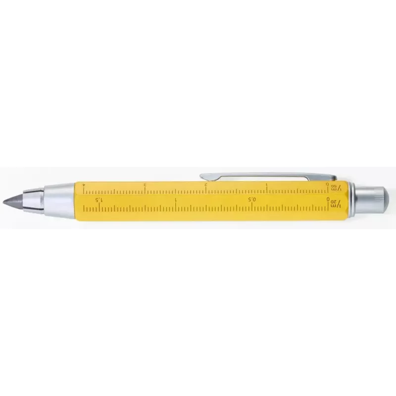 Mechanická ceruzka TROIKA ZIMMERMANN 5,6 mm HB žltá mosadz