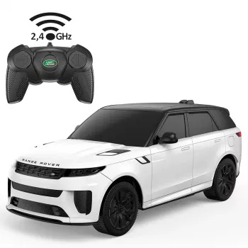 Autíčko na diaľkové ovládanie Jamara Range Rover Sport SV — biele, hmotnosť 0,2 kg, odporúčaný vek 6+