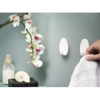 Vešiak na uteráky TESA 58050-00012 Indoor chróm 2 ks