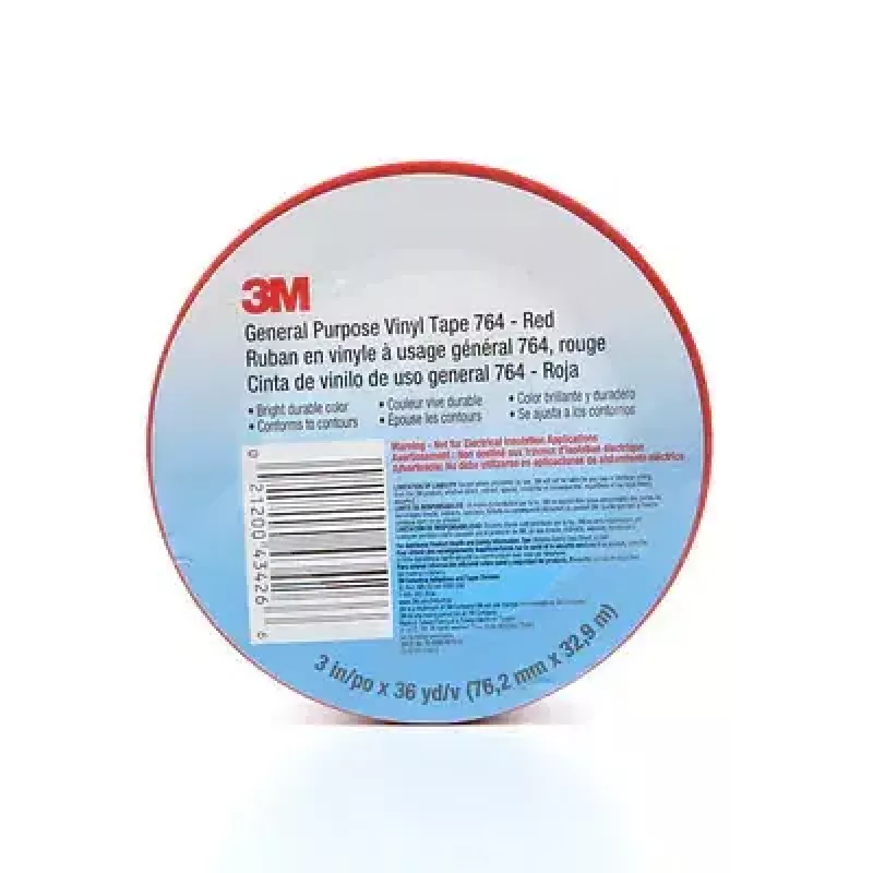 3M 764R5033 lepiaca páska vhodná do interiéru 33 m polyvinylchlorid (PVC) červená