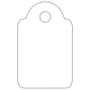 APLI 07009 nelepiacе etikety 200 kusov biela obdĺžnik 1,5x2,4 cm