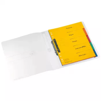 Krúžkový blok Herlitz 11205770 transparentný