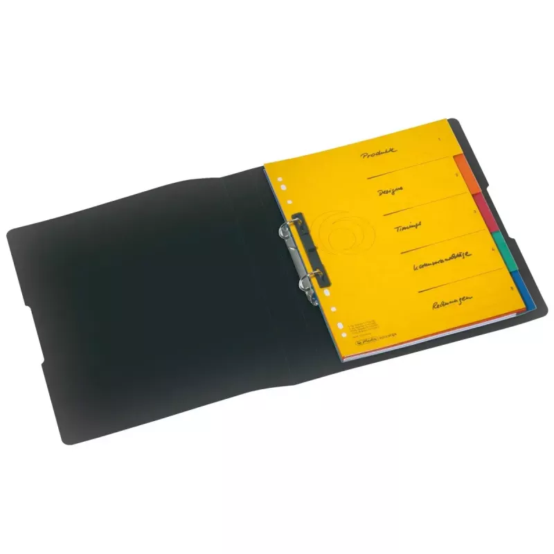 Krúžkový blok A4 Herlitz 11205754 čierny