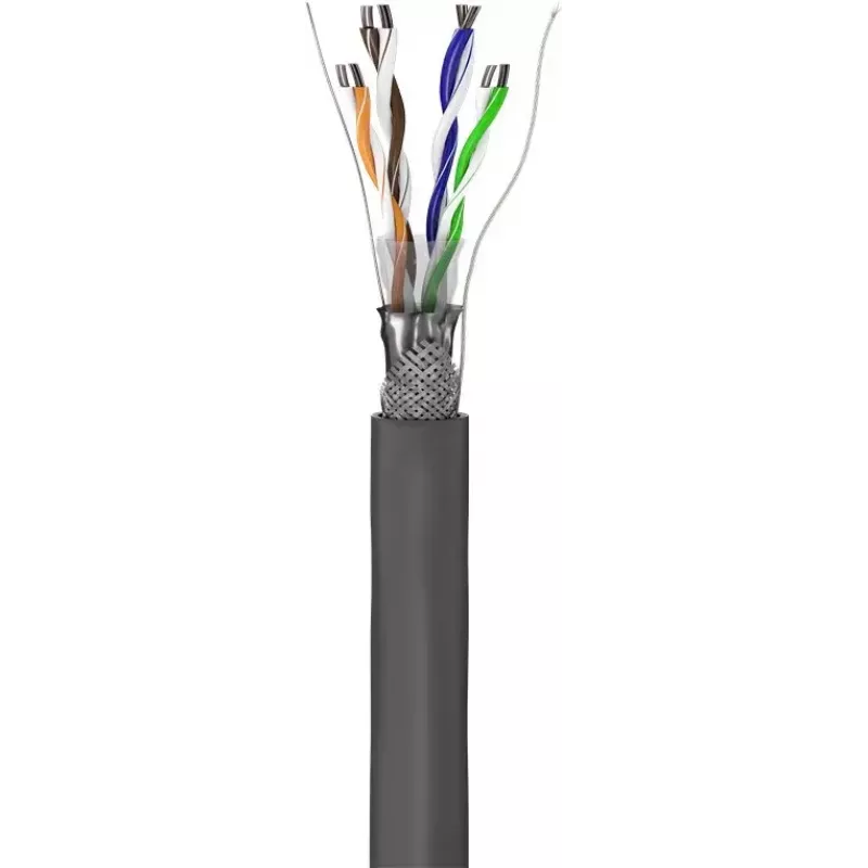 Sieťový kábel Goobay CAT 5e SF/UTP sivý 305 m