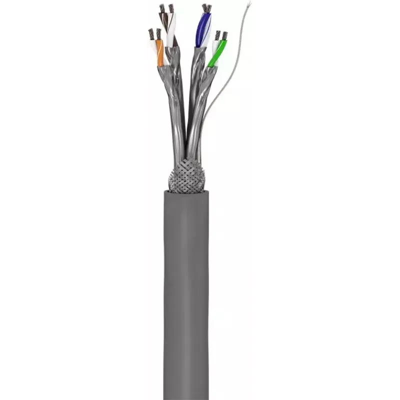 Sieťový kábel Goobay CAT 6 S/FTP PiMF sivý 305 m