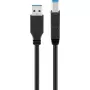 Goobay 95719 USB kábel USB 3.2 Gen 1 1m USB A USB B čierny