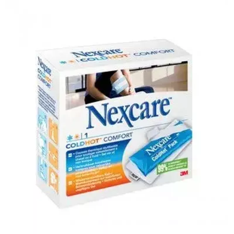 3M Nexcare ColdHot Comfort gélový obklad, 265 x 100 mm, modrý, opakovane použiteľný