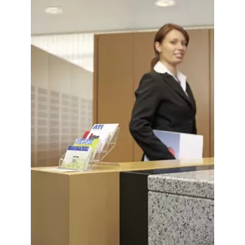 Držiak na vizitky Durable 2439 plast transparentný 240 kariet