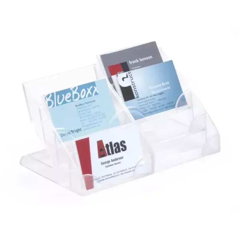 Držiak na vizitky Durable 2439 plast transparentný 240 kariet