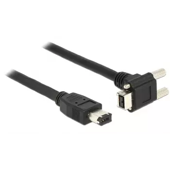 FireWire kábel DeLOCK 83589 2 m 6-pin 9-pin čierny