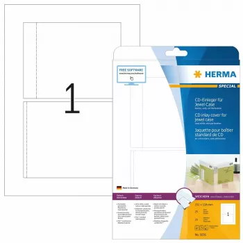 CD vkladacia karta HERMA 151x118 mm