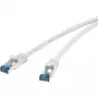 Sieťový kábel Renkforce RF-4145295 15m Cat6a S/FTP sivý