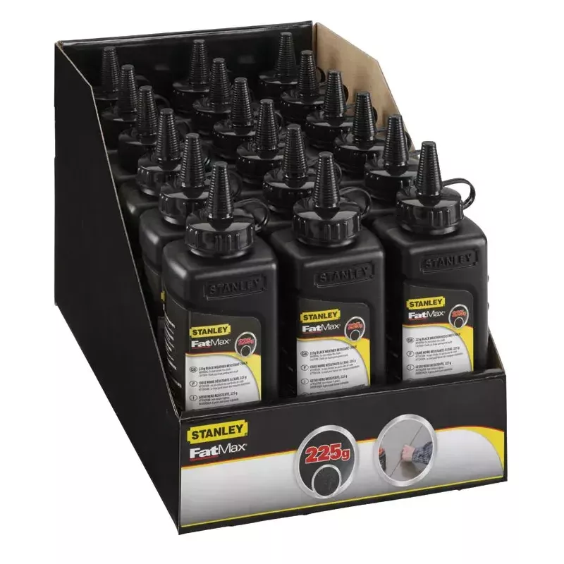 Stanley FatMax PRO 9-47-822 Kriedový prášok, čierny, 226 g