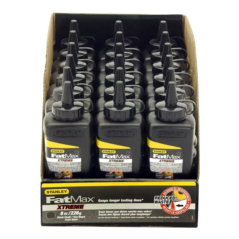 Stanley FatMax PRO 9-47-822 Kriedový prášok, čierny, 226 g
