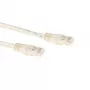 ACT Ivory 0,5 m U/UTP CAT6A patch kábel s RJ45 konektormi