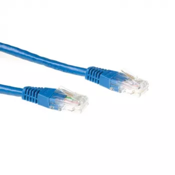 ACT modrý 3 metre U/UTP CAT6A patch kábel s RJ45 konektormi