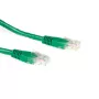 ACT zelený 7 metrov U/UTP CAT6A patch kábel s RJ45 konektormi