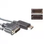Konverzný kábel DisplayPort samec na DVI samec 1,00 m ACT AK3993