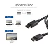 ACT 0,5 metra DisplayPort kábel samec – samec, napájací pin 20 prepojený