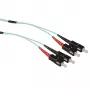 ACT 10 metrov Multimode 50/125 OM3 Duplex robustný optický kábel s SC konektormi
