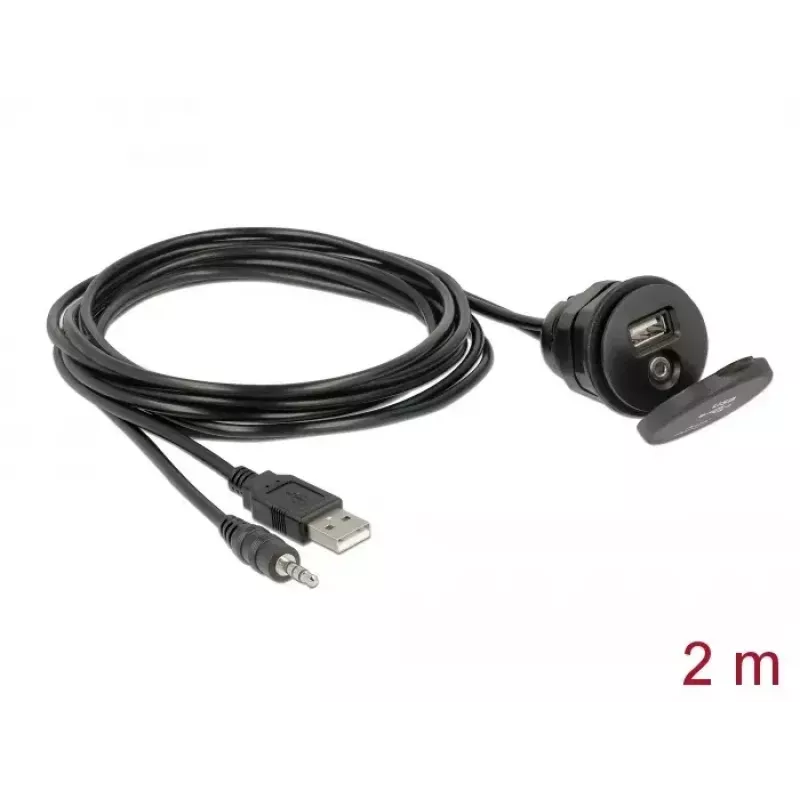 USB kábel DeLOCK 85719 2 m USB A čierny