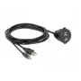USB kábel DeLOCK 85719 2 m USB A čierny