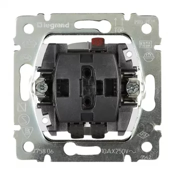 Legrand 775811 vypínač svetla plast sivý