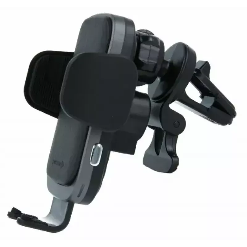 Swissten S-Grip W2-AV5 držiak do auta s bezdrôtovou nabíjačkou 15 W, s káblom USB/USB-C, čierny