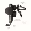 Swissten S-Grip W2-AV5 držiak do auta s bezdrôtovou nabíjačkou 15 W, s káblom USB/USB-C, čierny
