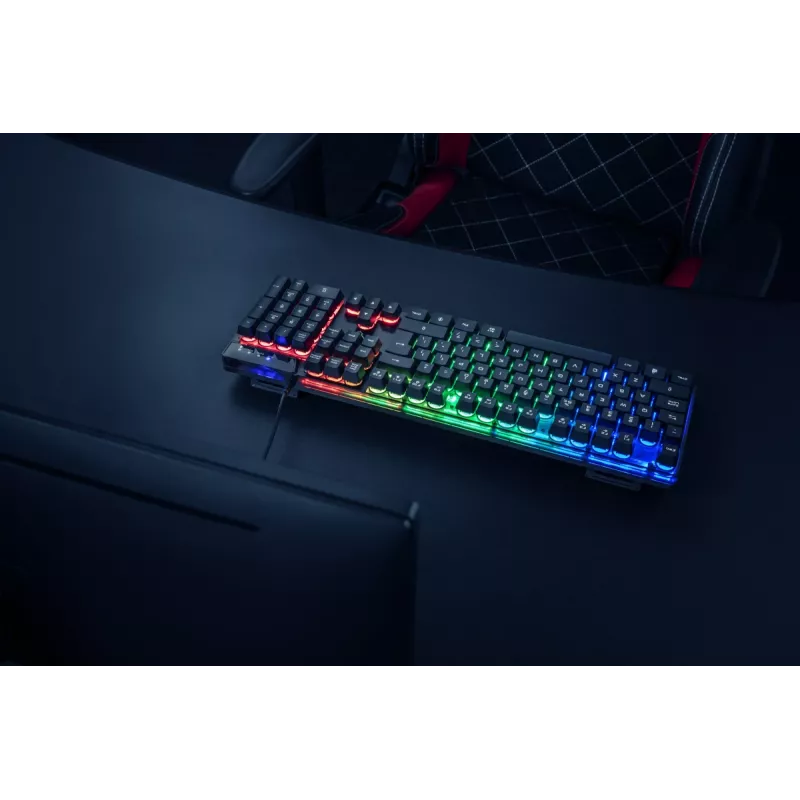 Trust GXT 835 Azor klávesnica herná USB nemecká čierna