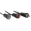 Hama 00205112 audio kábel 5 m 3,5 mm 2 x RCA čierny