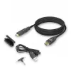 ACT 15 metrov HDMI High Speed 4K aktívny optický kábel s odnímateľným konektorom v2.0 HDMI-A konektor samec - HDMI-A konektor samec