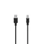 Hama 00300066 USB kábel USB 2.0 3 m USB A USB B sivá