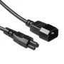 Napájací kábel ACT AK5252 0,25 m IEC C14 na IEC C5 250 V 2,5 A