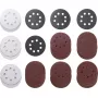 Sada brúsnych kotúčov kwb Quick-stick 30 ks 11,5 cm korund