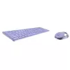 Rapoo 9750M klávesnica a myš vrátane Wireless Bluetooth QWERTZ nemecká fialová