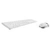 Rapoo 9850M klávesnica a myš vrátane Home RF Wireless Bluetooth QWERTZ nemecká biela