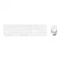 Rapoo 9850M klávesnica a myš vrátane Home RF Wireless Bluetooth QWERTZ nemecká biela