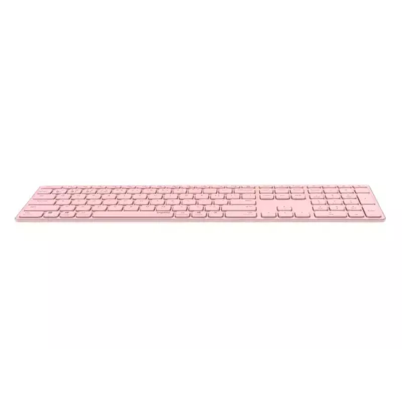 Rapoo E9800M klávesnica bezdrôtová Bluetooth QWERTZ nemecká ružová