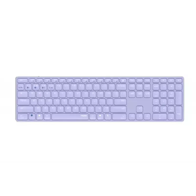 Rapoo E9800M klávesnica bezdrôtová Bluetooth QWERTZ nemecká orgovánová