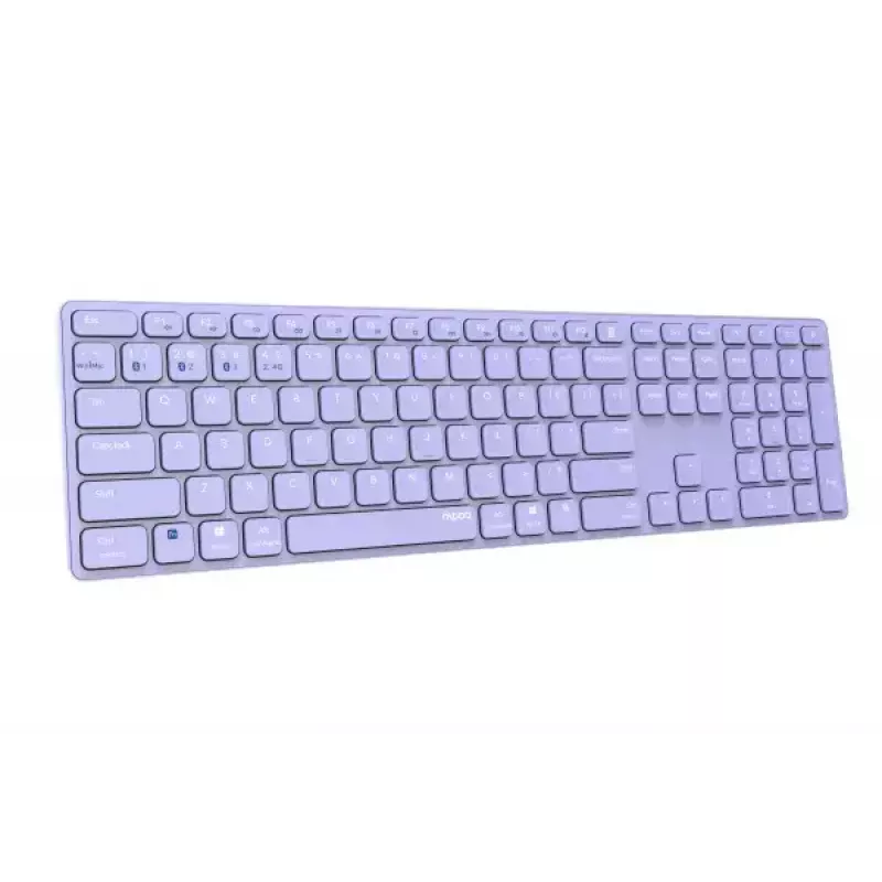 Rapoo E9800M klávesnica bezdrôtová Bluetooth QWERTZ nemecká orgovánová