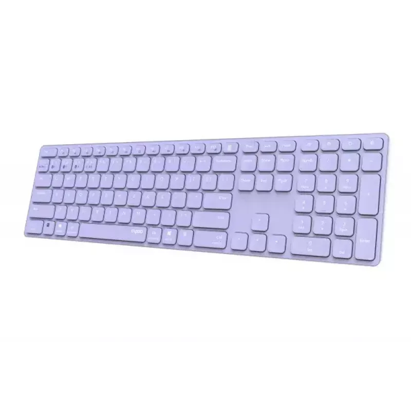 Rapoo E9800M klávesnica bezdrôtová Bluetooth QWERTZ nemecká orgovánová