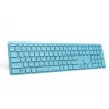 Rapoo E9800M klávesnica Home RF Wireless Bluetooth QWERTZ nemecká modrá