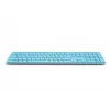 Rapoo E9800M klávesnica Home RF Wireless Bluetooth QWERTZ nemecká modrá