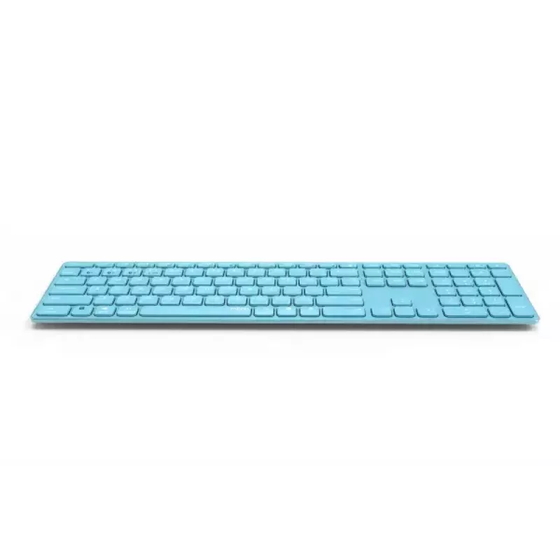 Rapoo E9800M klávesnica Home RF Wireless Bluetooth QWERTZ nemecká modrá