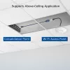 ACT modrý 1 meter LSZH S/FTP CAT6A MPTL predlžovací kábel bez aretačných západiek s RJ45 konektormi