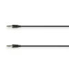 Audio kábel Hama Flexi-schlank 1,5 m 3,5 mm konektor samec na konektor samec čierny