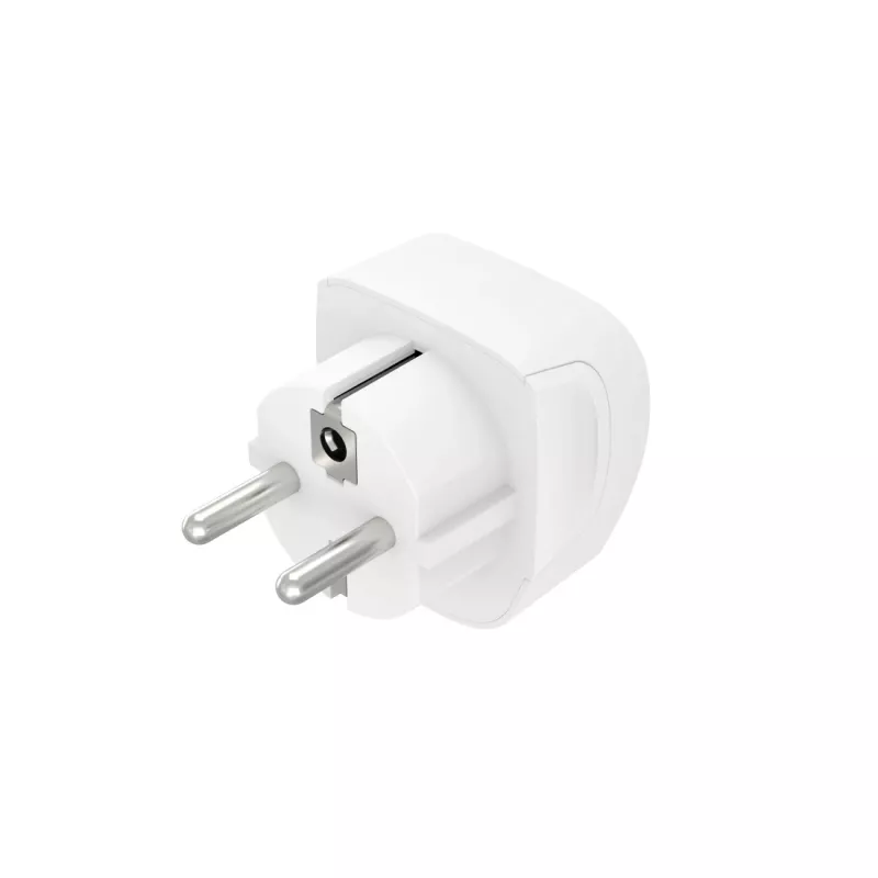 Hama 00223458 adaptér zásuvky typ E/F Hybrid typ B biely